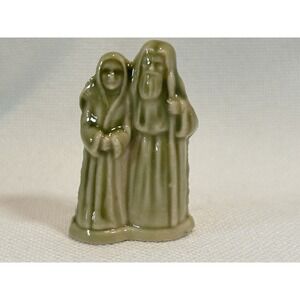 Vintage Wade Whimsies Red Rose Tea Figurine Noah and Wife Noah's Ark Series